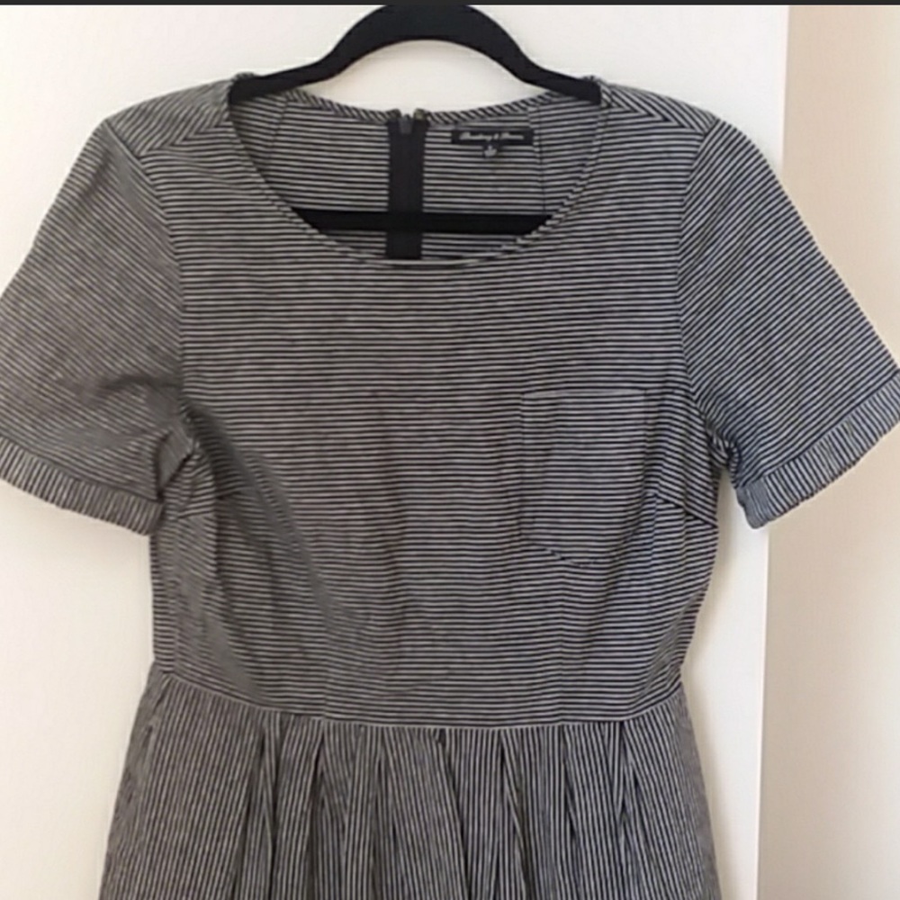 Madewell Striped Songbird Cotton Dress
